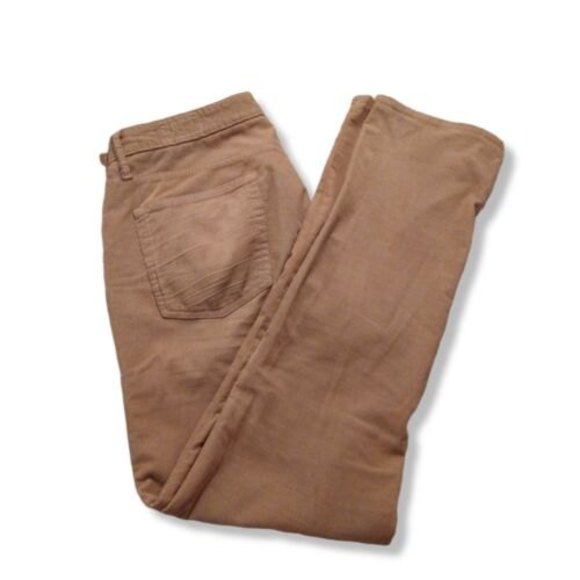 BONOBOS Men's 35 x 32 Slim Fit Corduroy Pants Straight Leg Slacks Khaki Tan EUC - Picture 4 of 9
